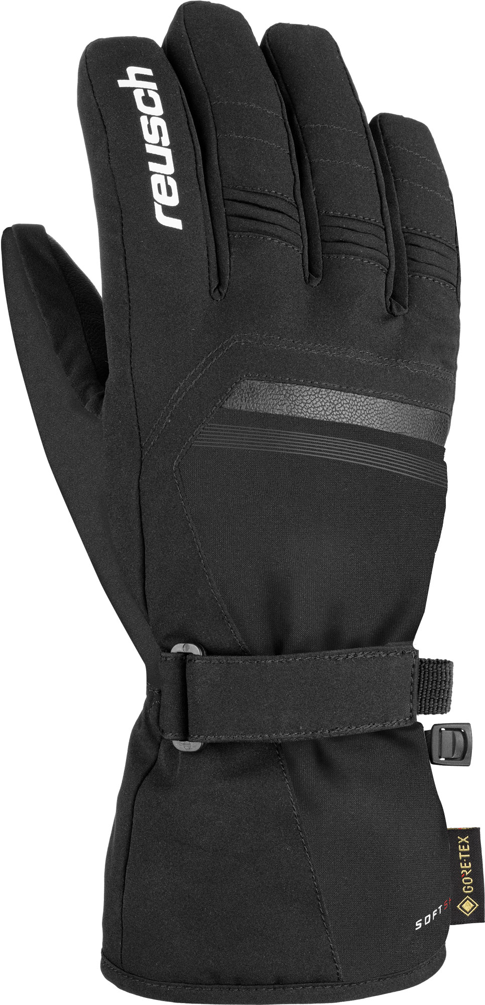 фото Перчатки горнолыжные reusch stanley gtx black/white (inch (дюйм):10,5)