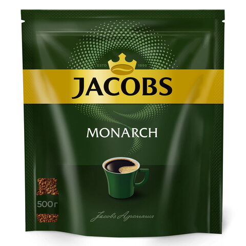 

Кофе растворимый JACOBS "Monarch", сублимированный, 500 г, мягкая упаковка, 8052130