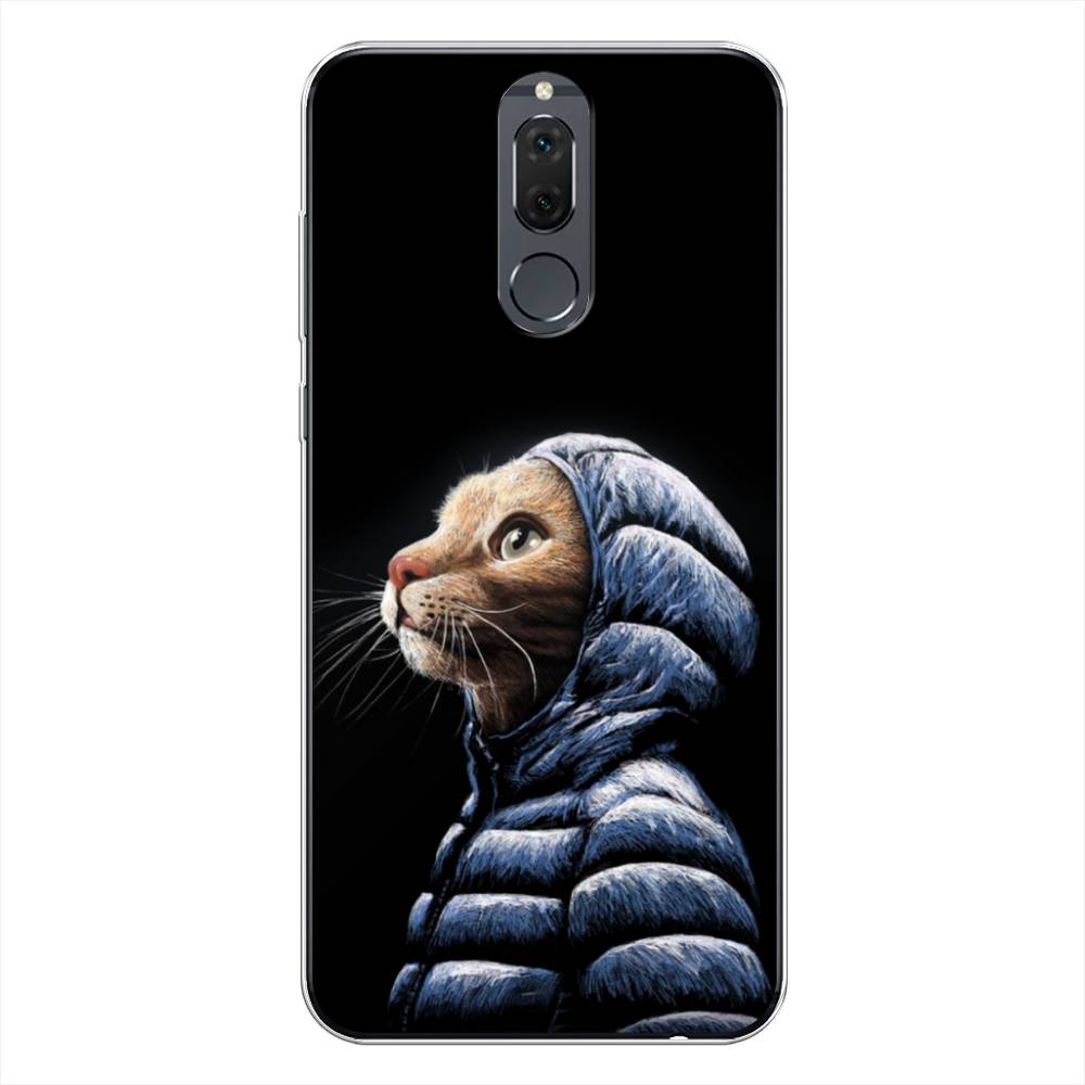 

Чехол Awog на Huawei Nova 2i "Кот в капюшоне", Черный;бежевый;синий, 64150-2