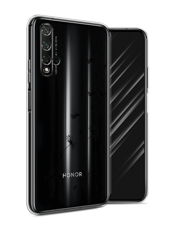 

Чехол Awog на Honor 20 "Летящие одуванчики", Черный, 69550-8