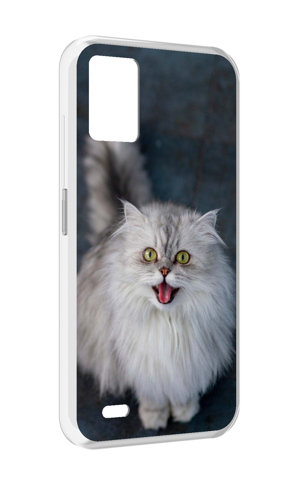 

Чехол MyPads порода кошки британская длинная для UMIDIGI Bison 1, Прозрачный, Tocco
