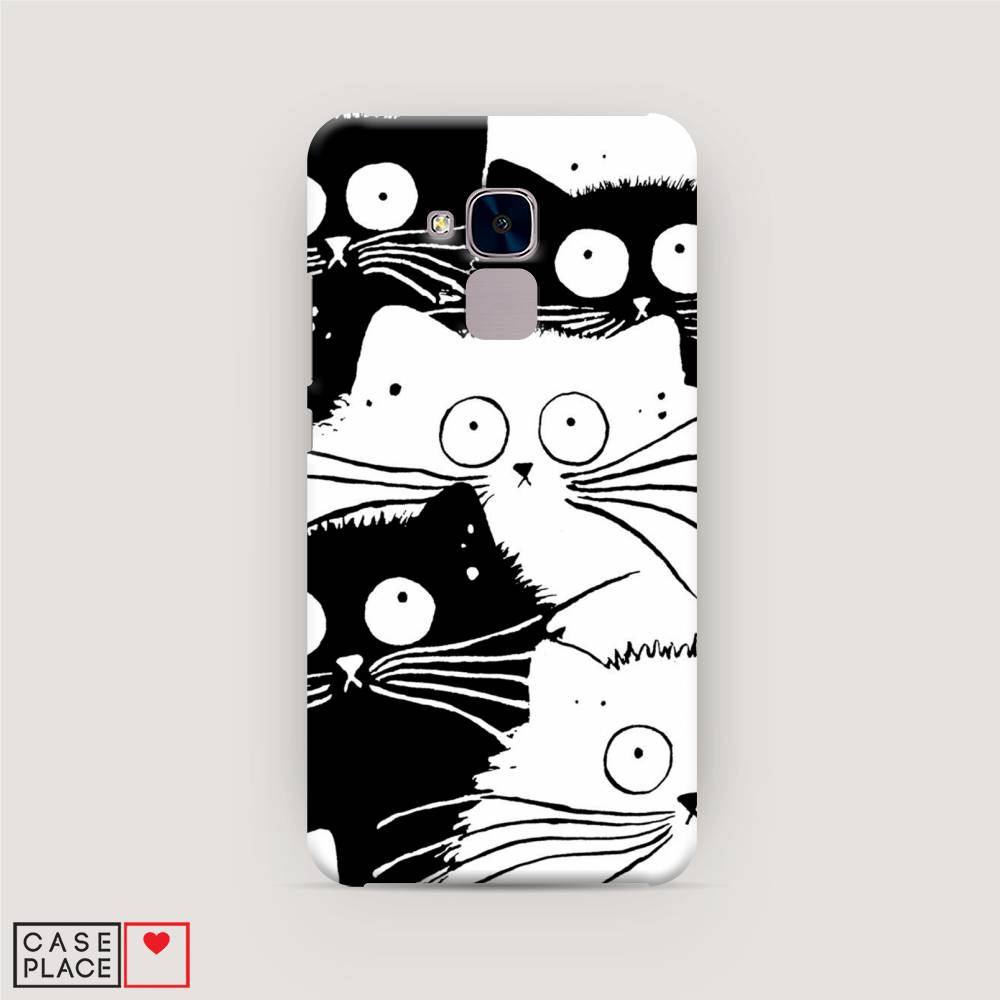 

Чехол Awog "Коты черно-белые" для Honor 5C, 60420-1