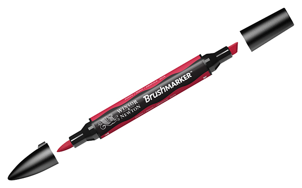

Маркер спиртовой Winsor&Newton Brushmarker R565 темно-красный
