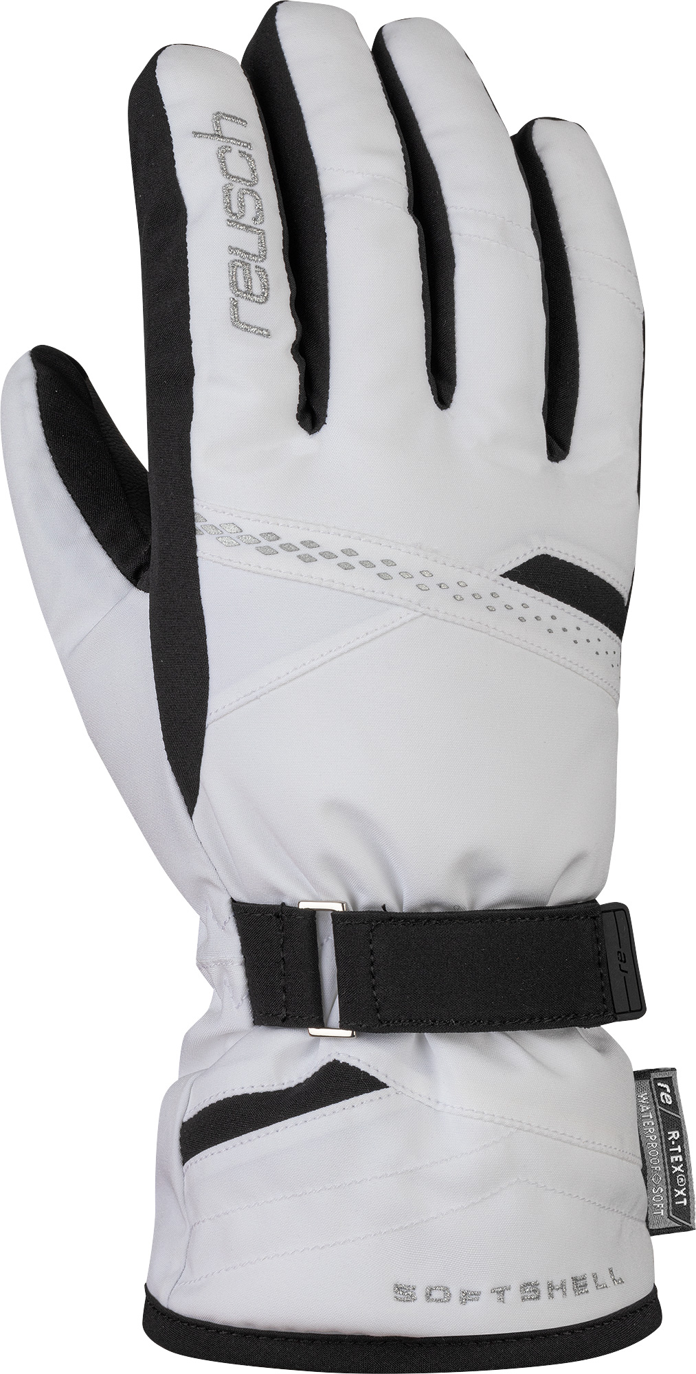 фото Перчатки горнолыжные reusch hannah r-tex xt white/black (inch (дюйм):8,5)