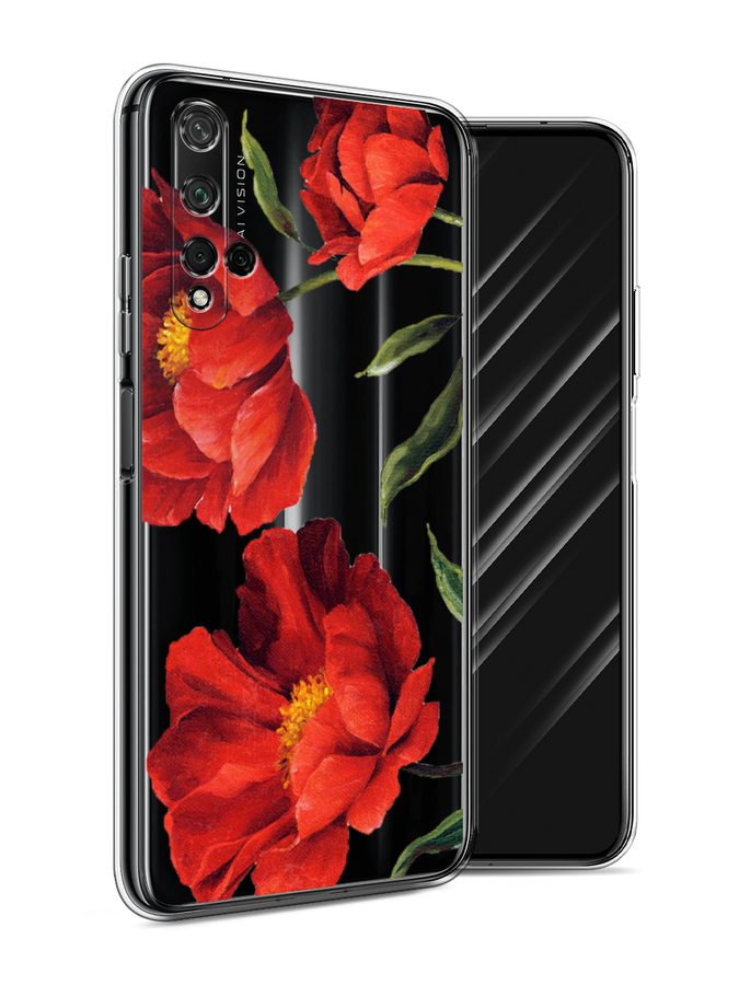 

Чехол Awog на Honor 20 "Красные маки", Красный, 69550-8