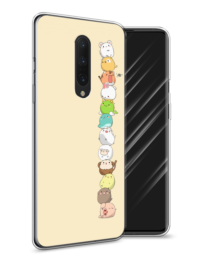 

Чехол Awog на OnePlus 8 / ВанПлас 8 "Питомцы Чиби", Желтый, 151250-2