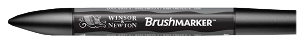 

Маркер спиртовой Winsor&Newton Brushmarker CG4 серый холодный