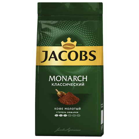 

Кофе молотый JACOBS Monarch, комплект 5 шт., 230 г, вакуумная упаковка, 8052075