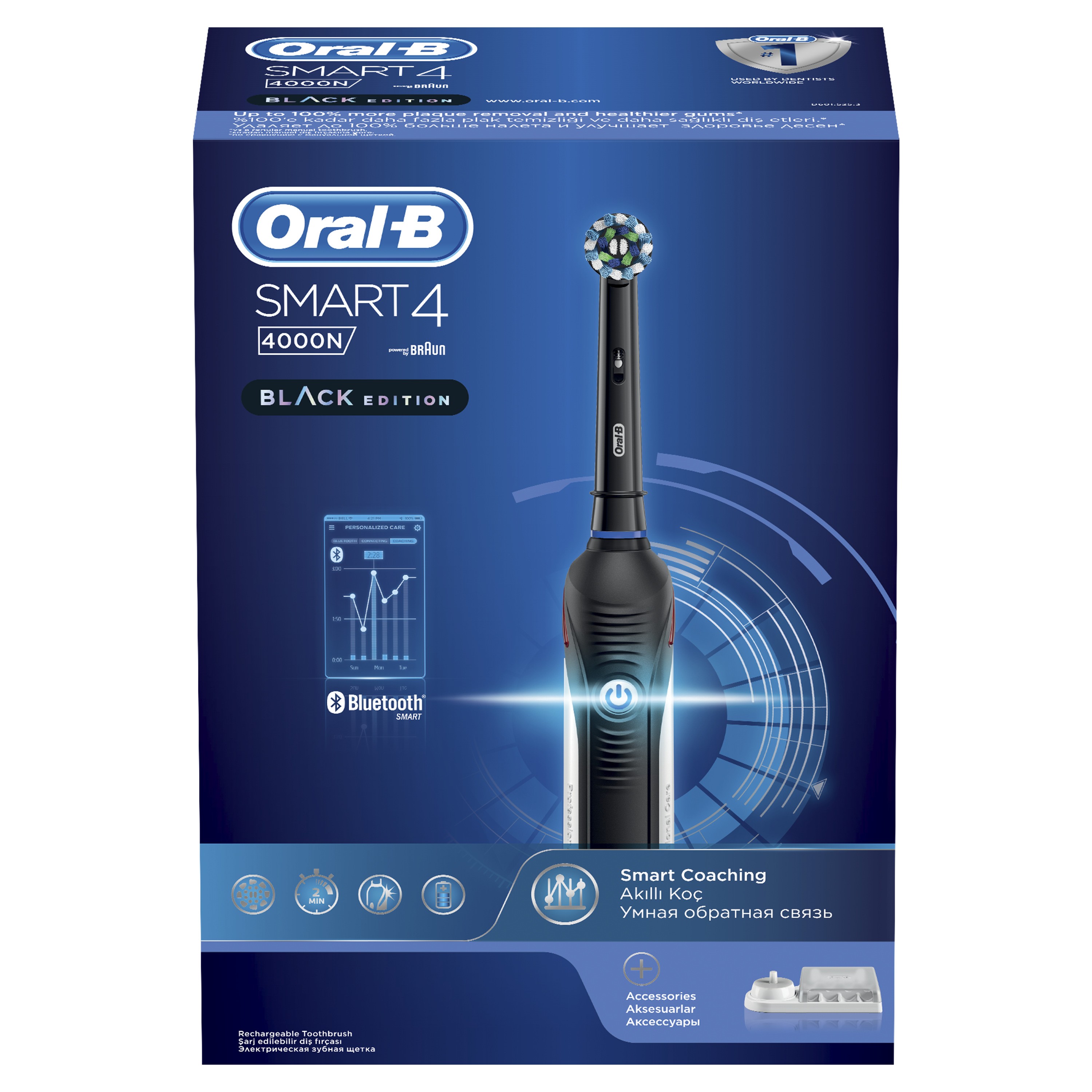фото Зубная щетка электрическая braun oral-b smart 4 4000n
