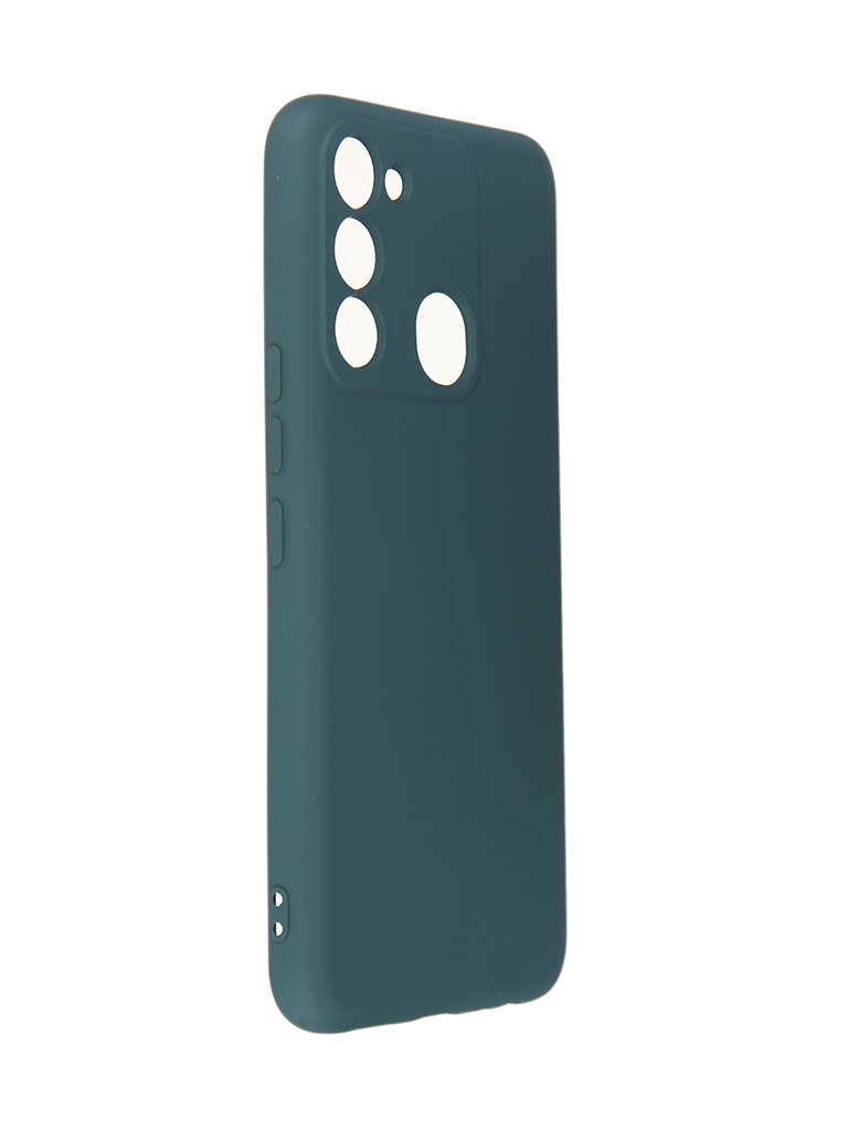 фото Чехол neypo для tecno spark 8c / spark go 2022 silicone 2.0mm dark green nsc54463