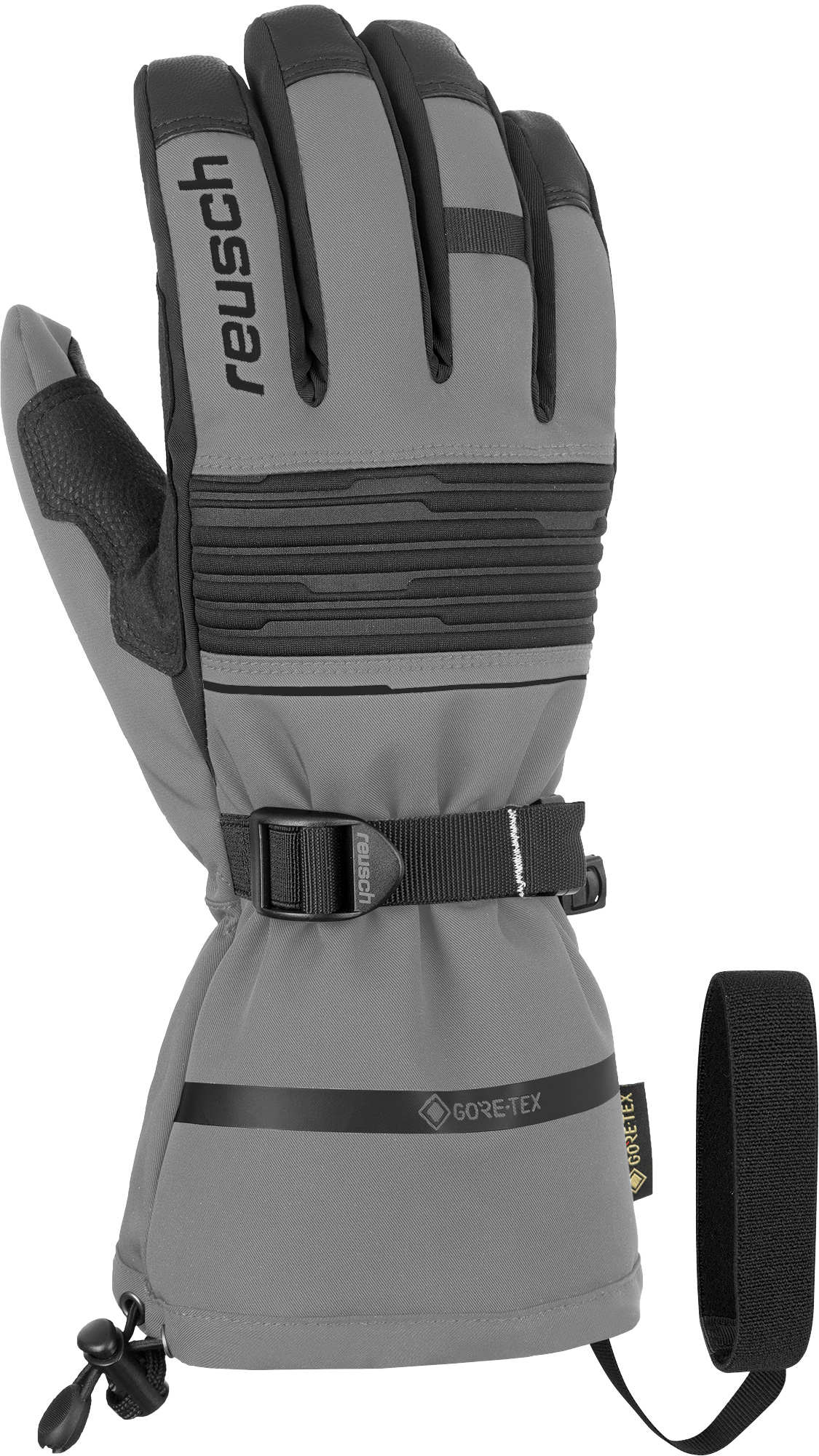 фото Перчатки горнолыжные reusch isidro gtx granite/black (inch (дюйм):7,5)