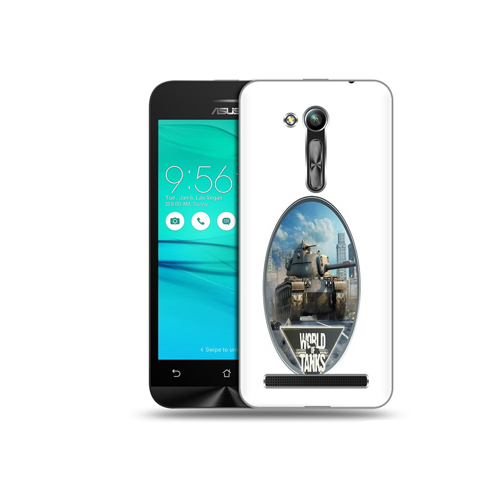 

Чехол MyPads Tocco для Asus ZenFone Go (ZB452KG) игра с танками, Прозрачный, Tocco