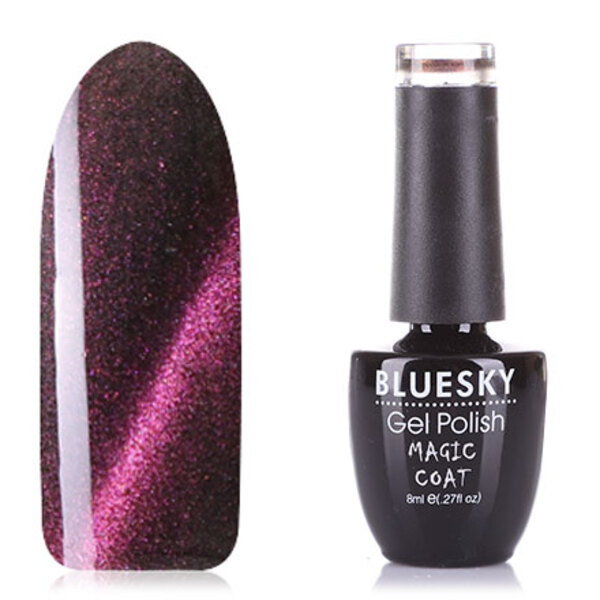

Гель-лак Bluesky Magic Coat с микроблестками, полупрозрачный, 3550, №002 черный, 8 мл