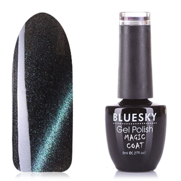 

Гель-лак Bluesky Magic Coat с микроблестками, полупрозрачный, 3549, №001 черный, 8 мл