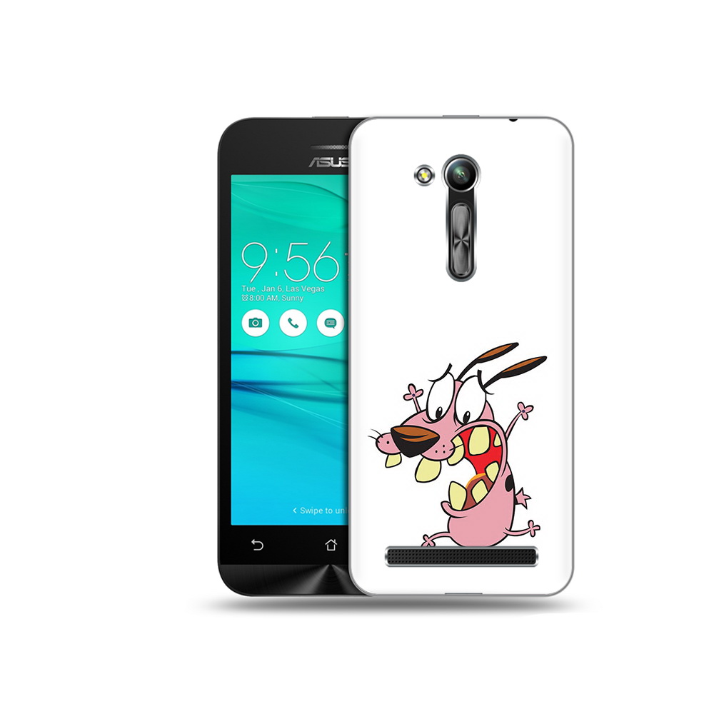 

Чехол MyPads Tocco для Asus ZenFone Go (ZB452KG) зубастый бобик, Прозрачный, Tocco