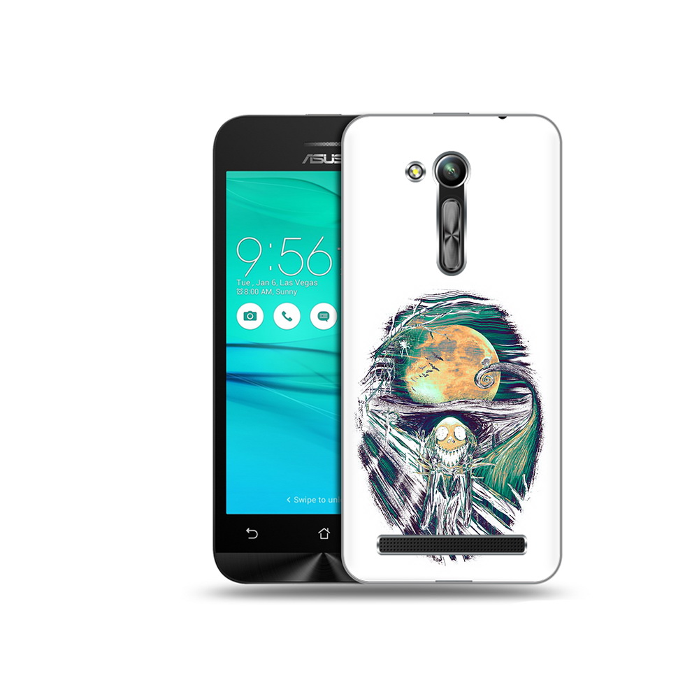 Чехол MyPads Tocco для Asus ZenFone Go (ZB452KG) зубастое существо абстракция