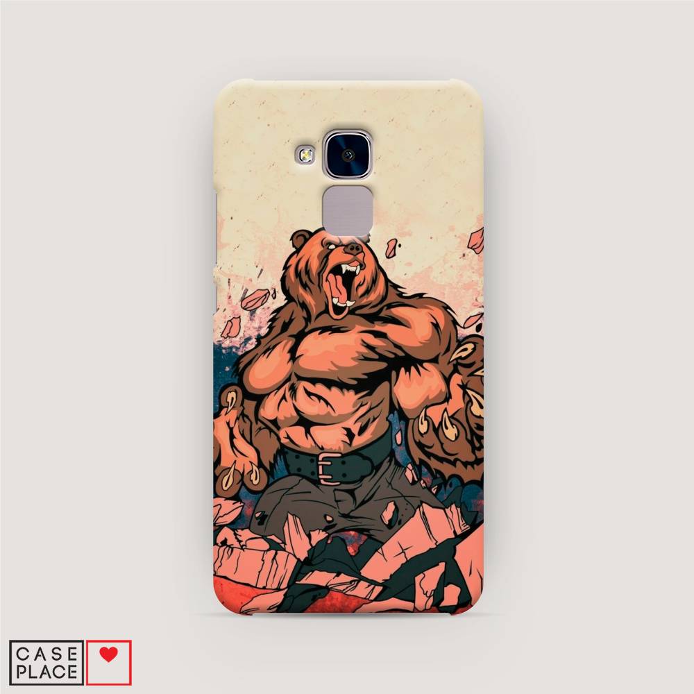 

Чехол Awog "Медведь с флагом РФ" для Honor 5C, 60420-1