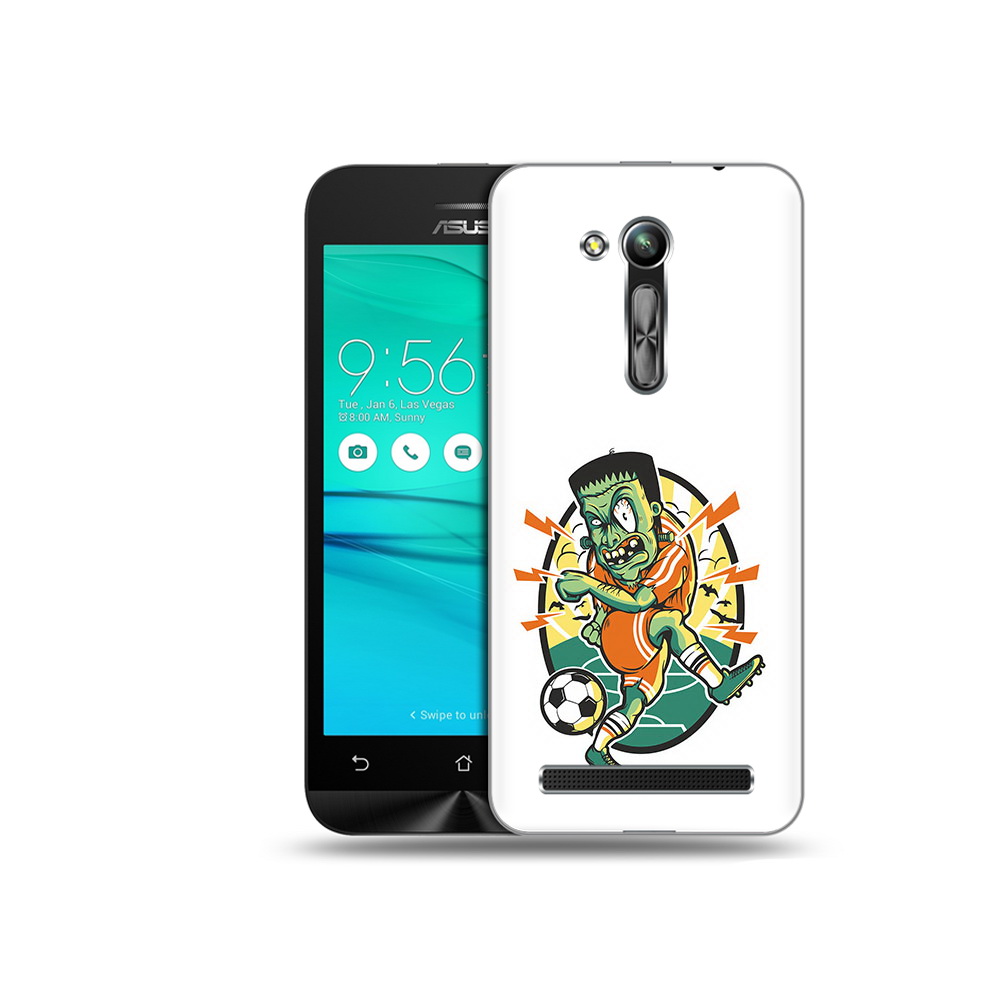

Чехол MyPads Tocco для Asus ZenFone Go (ZB452KG) зомби футболист, Прозрачный, Tocco