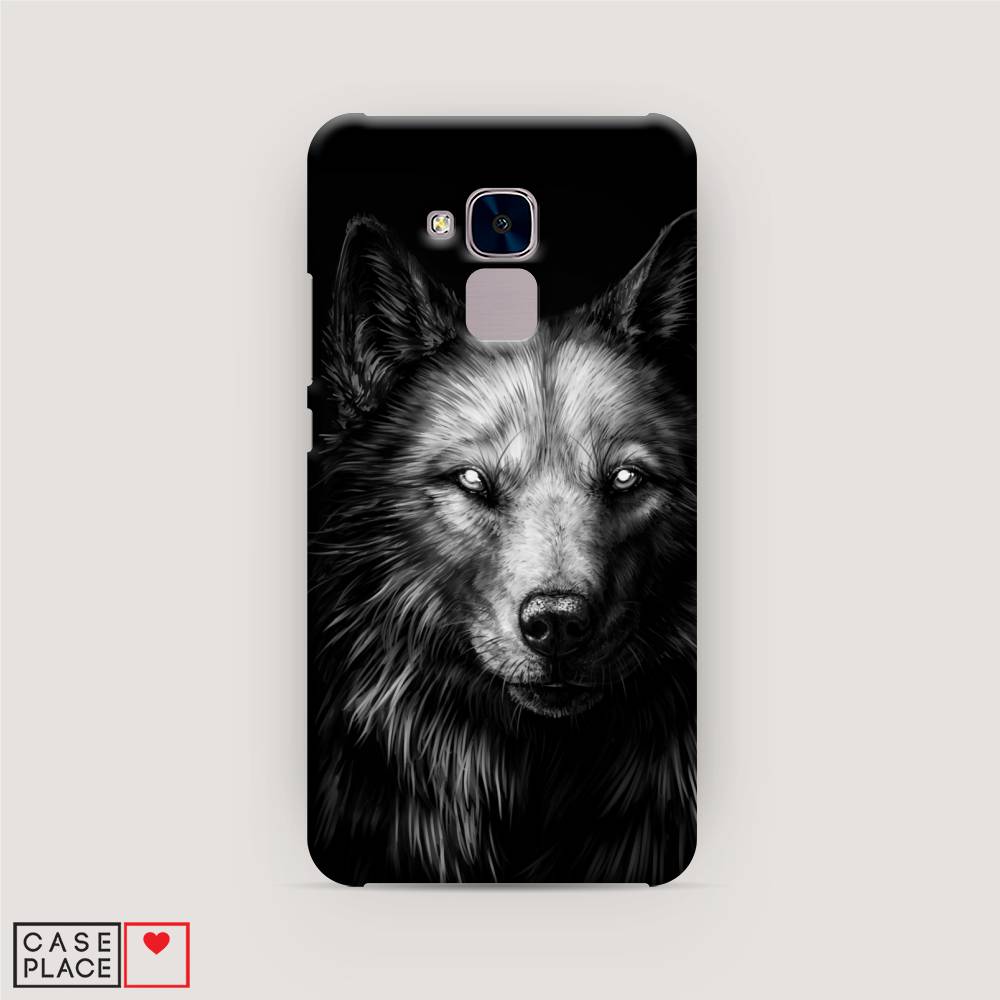 

Чехол Awog "Волк черно белый" для Honor 5C, 60420-1