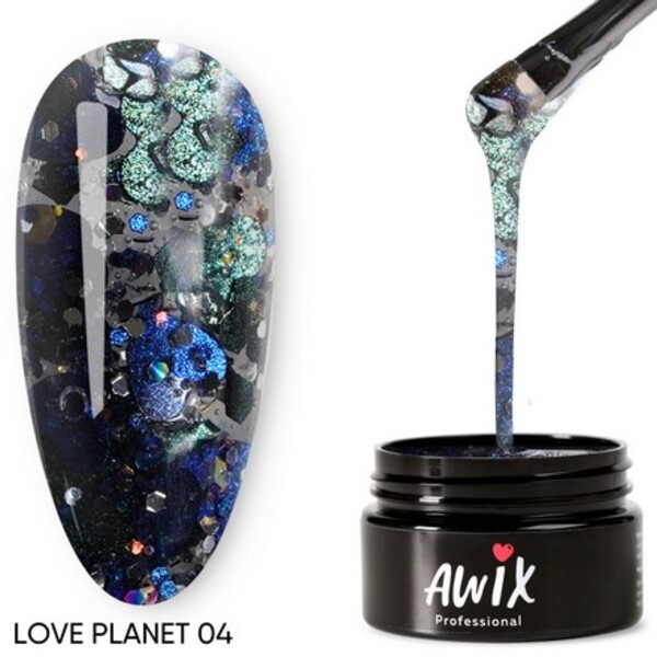 

Гель-лак AWIX Professional Love Planet 04, 8 г
