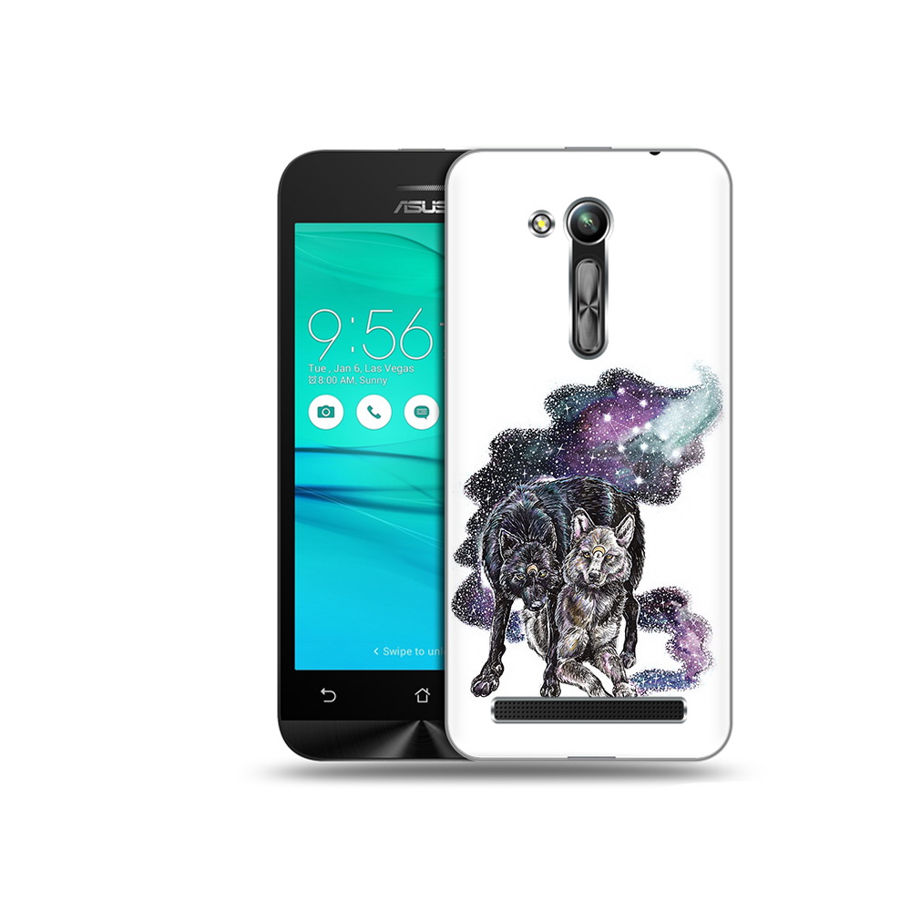 

Чехол MyPads Tocco для Asus ZenFone Go (ZB452KG) звездные волки, Прозрачный, Tocco
