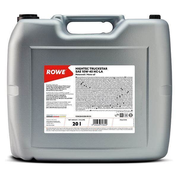 

Масло моторное ESSENTIAL TRUCK SAE 10W-40 LA 20л
