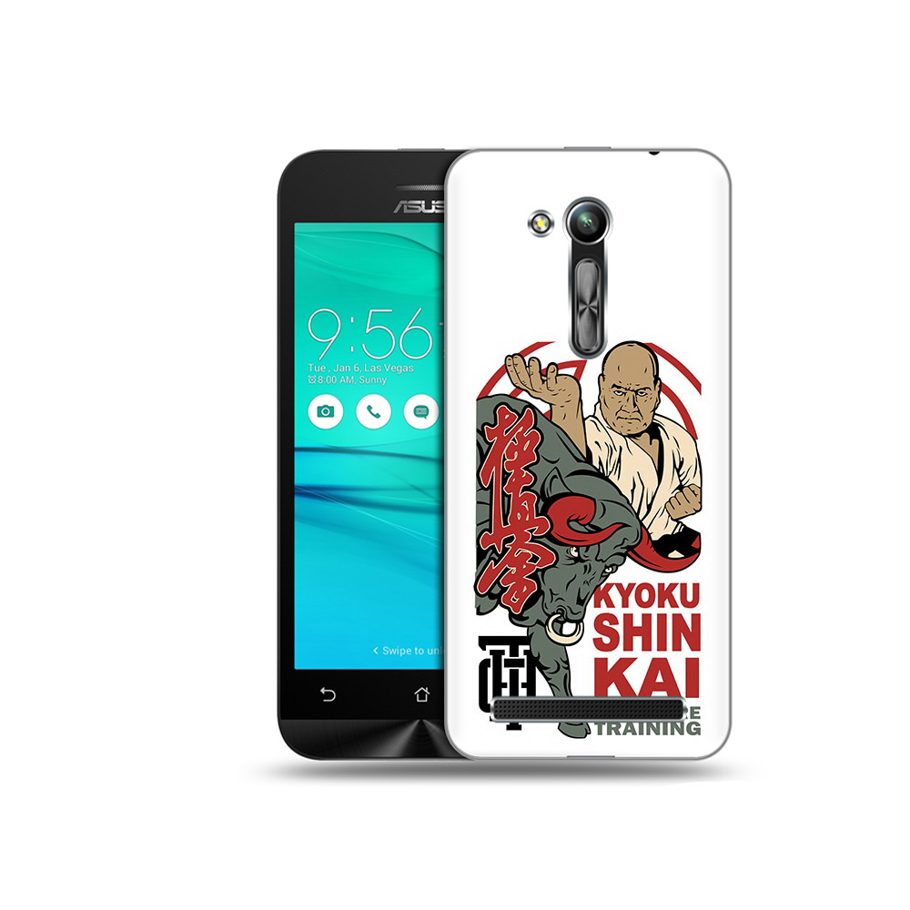 

Чехол MyPads Tocco для Asus ZenFone Go (ZB452KG) единоборства рисунок, Прозрачный, Tocco