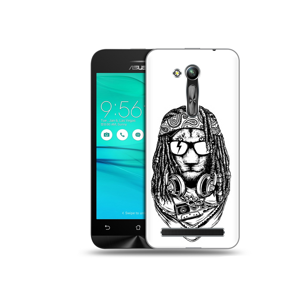 Чехол MyPads Tocco для Asus ZenFone Go (ZB452KG) дреды льва