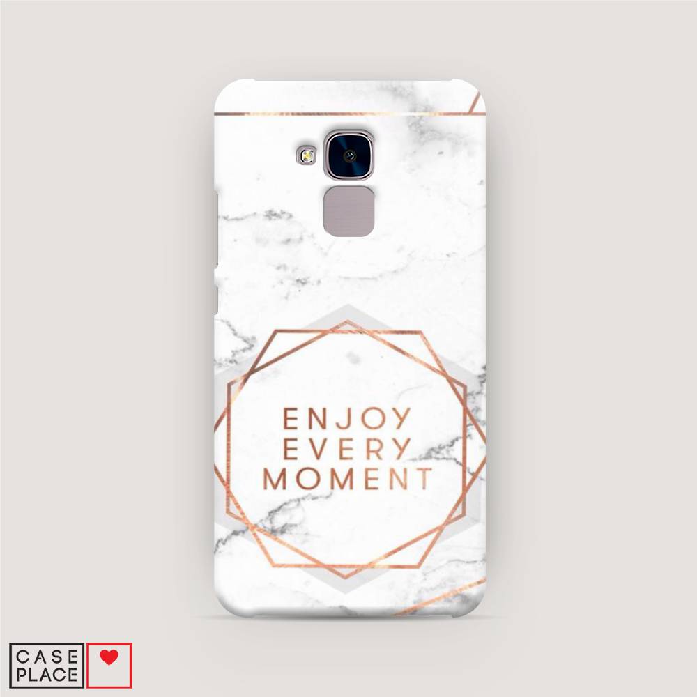 

Чехол Awog "Enjoy every moment мрамор" для Honor 5C, 60420-5