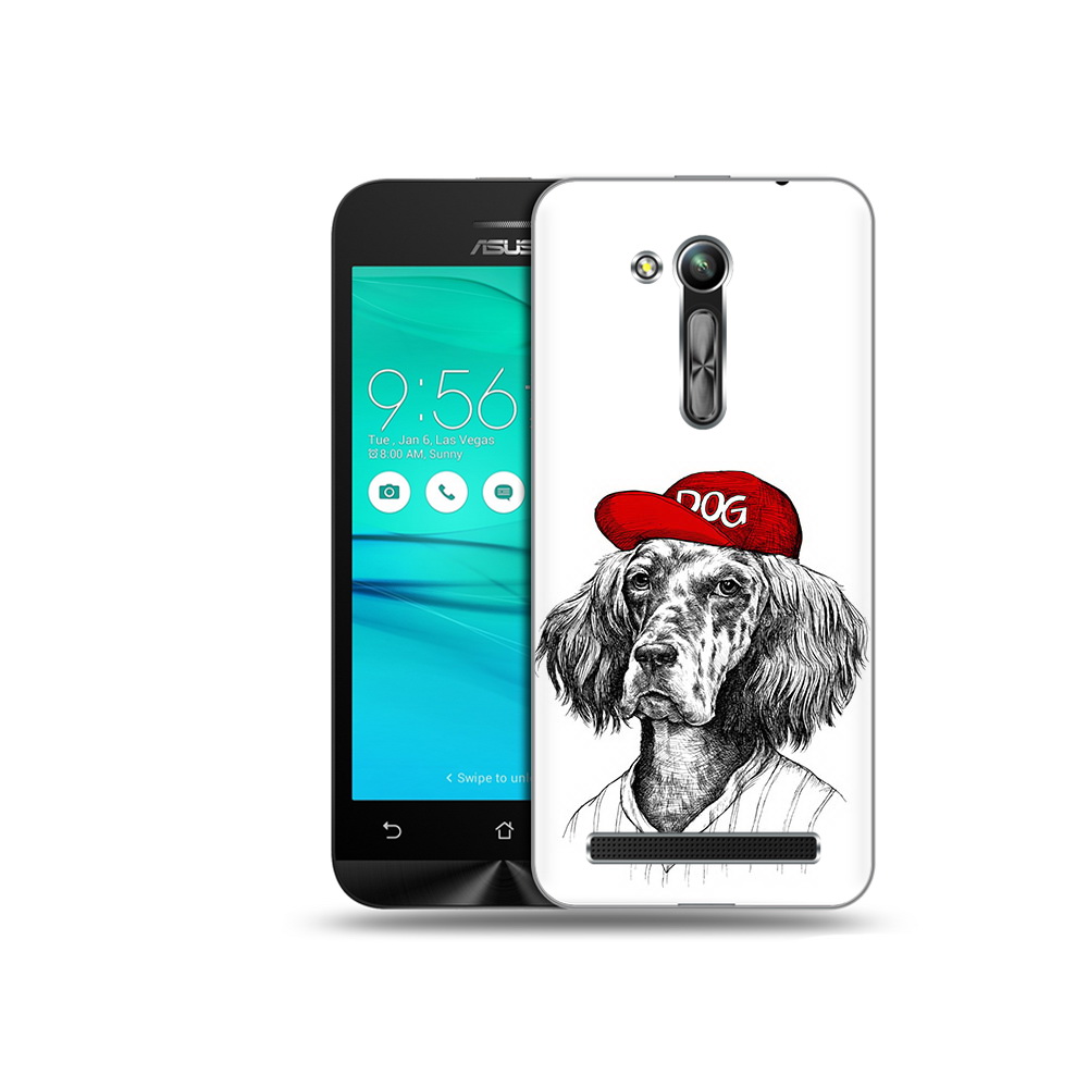 Чехол MyPads Tocco для Asus ZenFone Go (ZB452KG) дог