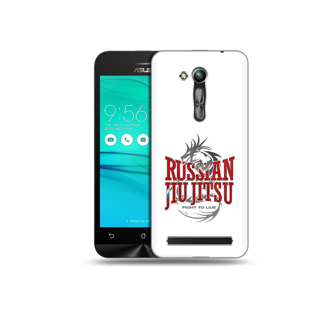 

Чехол MyPads Tocco для Asus ZenFone Go (ZB452KG) джиу джитсу, Прозрачный, Tocco