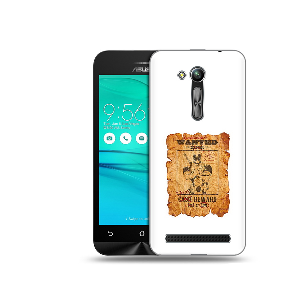 

Чехол MyPads Tocco для Asus ZenFone Go (ZB452KG) дедпул, Прозрачный, Tocco