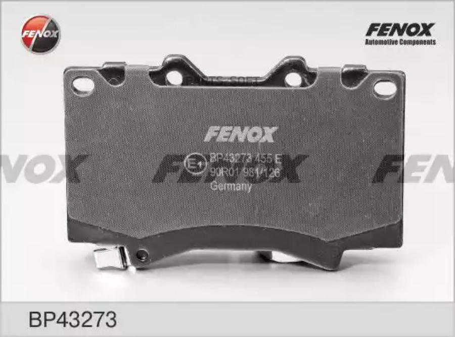 

Колодки Тормозные Дисковые Toyota Land Cruiser (J100) 98- FENOX арт. BP43273