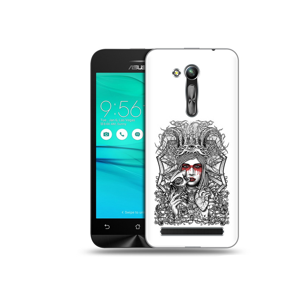 

Чехол MyPads Tocco для Asus ZenFone Go (ZB452KG) грусная девушка, Прозрачный, Tocco