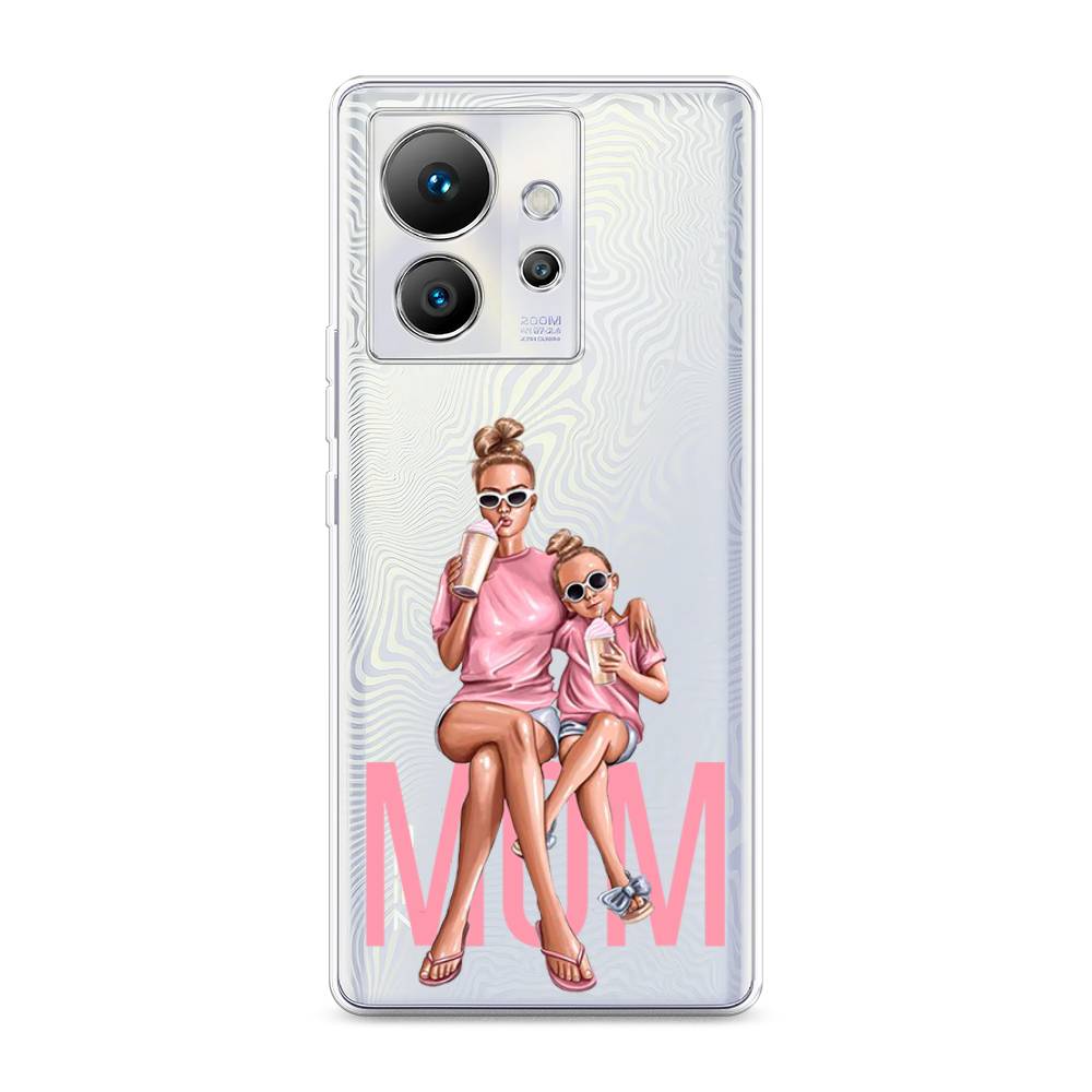 

Чехол Awog на Infinix Zero Ultra 5G "Lovely mom", Бежевый;розовый;прозрачный, 3102850-7