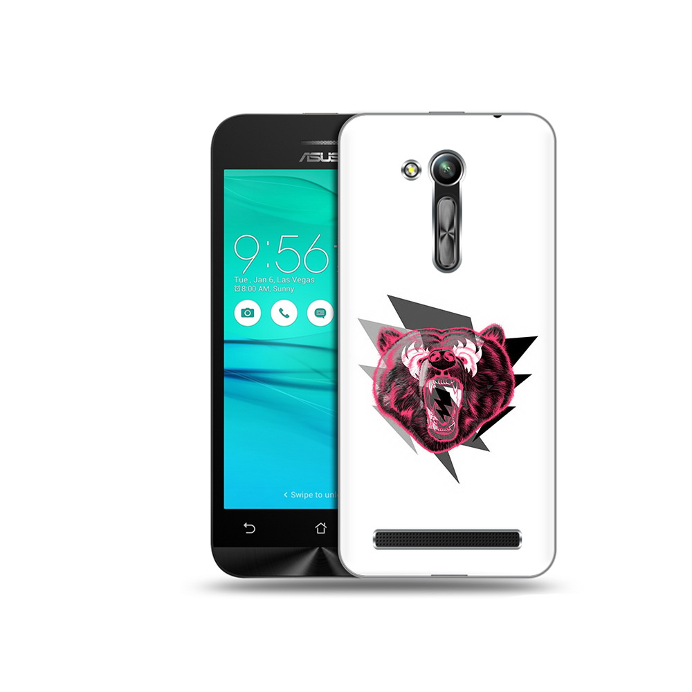 

Чехол MyPads Tocco для Asus ZenFone Go (ZB452KG) грозовой медведь, Прозрачный, Tocco
