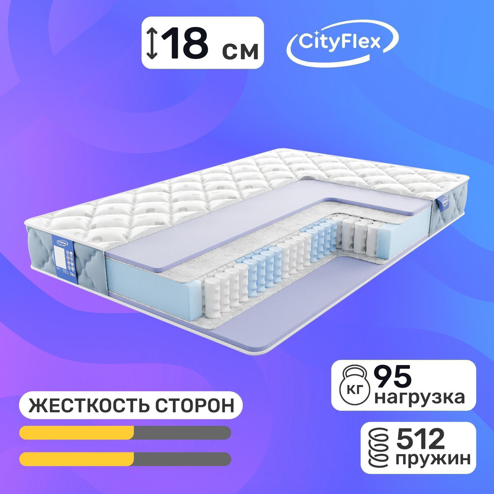 

Матрас CityFlex Relax E2 65x125, Белый, Relax E2