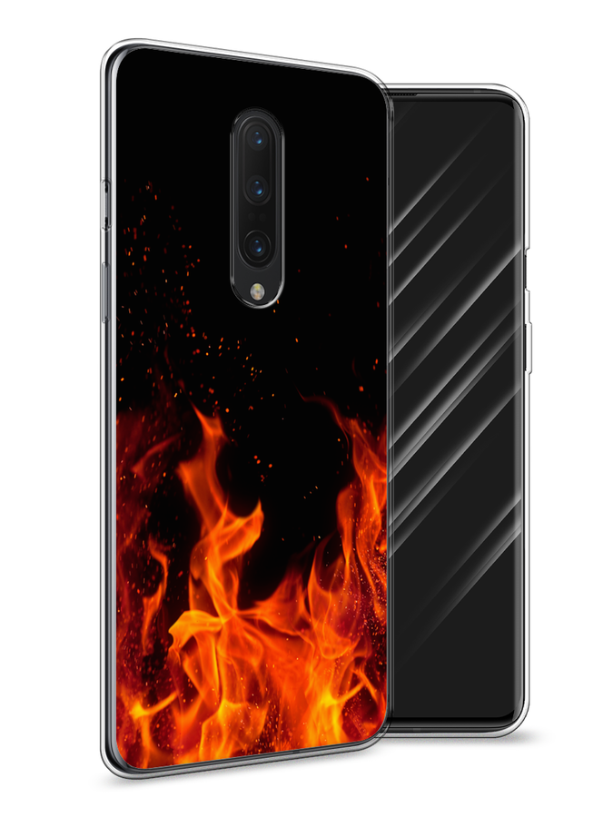 

Чехол Awog на OnePlus 8 / ВанПлас 8 "Все в огне", Оранжевый;черный, 151250-4