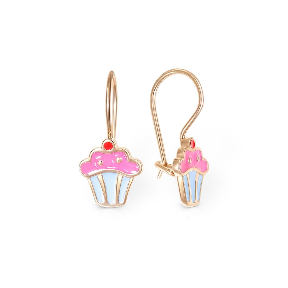 

Серьги из красного золота с эмалью NEWGOLD 096058_17_01_002_0000, 096058_17_01_002_0000