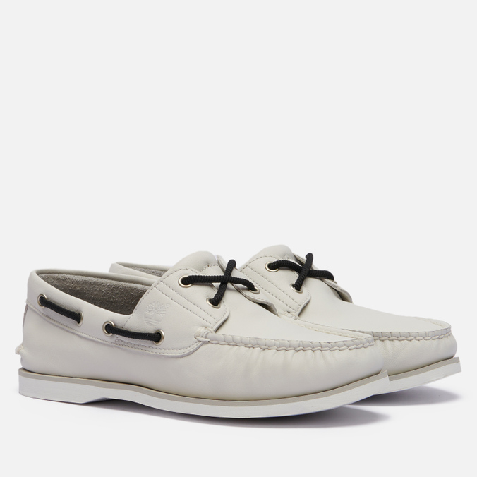 

Топсайдеры мужские Timberland Classic 2-Eye Boat белые 44 EU, Classic 2-Eye Boat