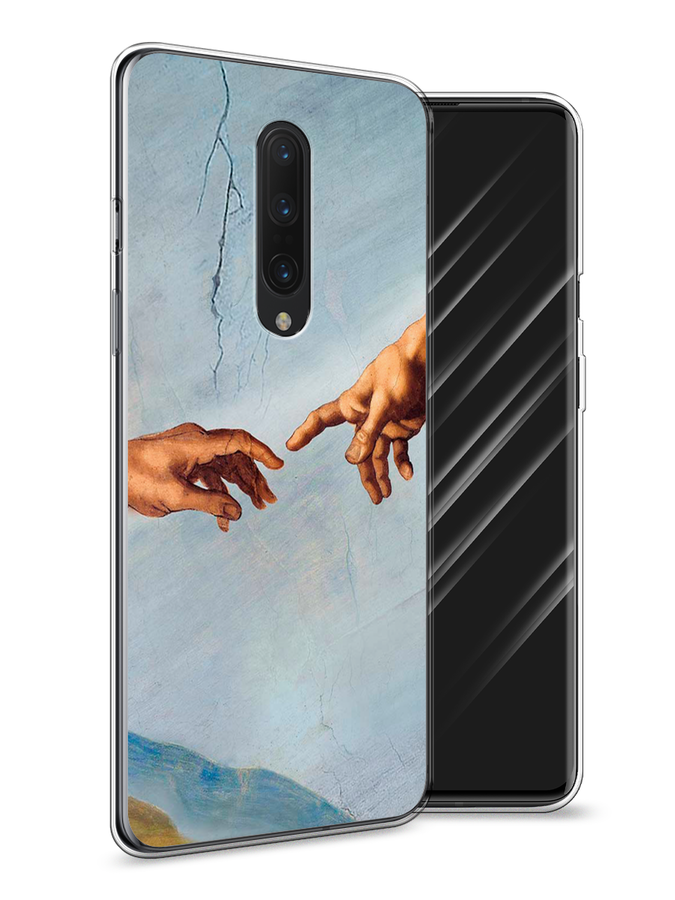 

Чехол Awog на OnePlus 8 / ВанПлас 8 "Сотворение Адама", Голубой;коричневый;серый, 151250-9