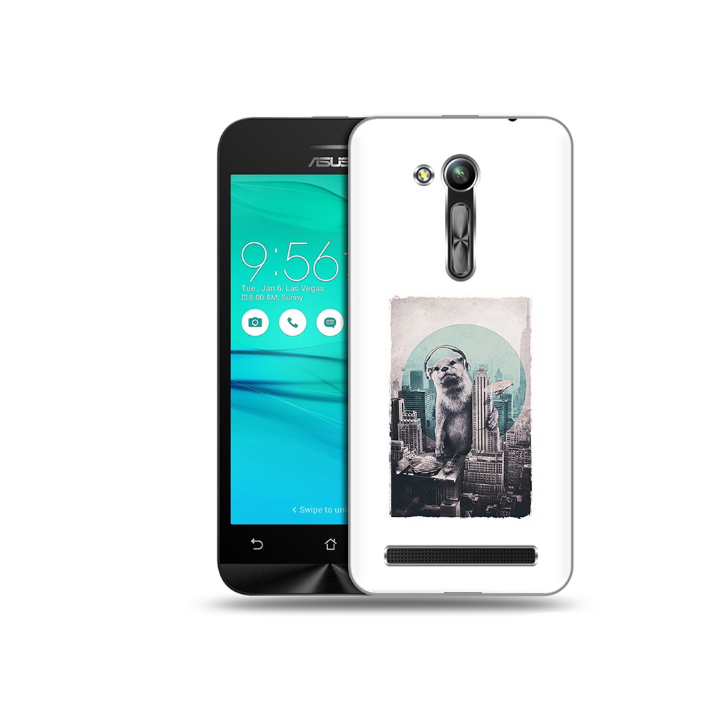 

Чехол MyPads Tocco для Asus ZenFone Go (ZB452KG) выдра в городе, Прозрачный, Tocco