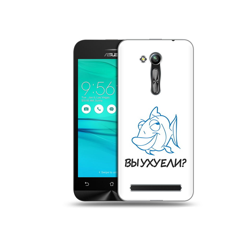 

Чехол MyPads Tocco для Asus ZenFone Go (ZB452KG) вы ухуели, Прозрачный, Tocco