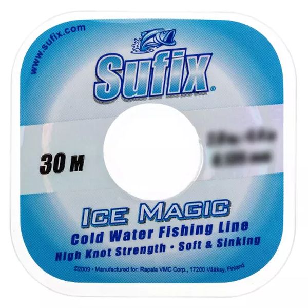 Леска Sufix Ice Magic 30м. 0.105мм. CLEAR