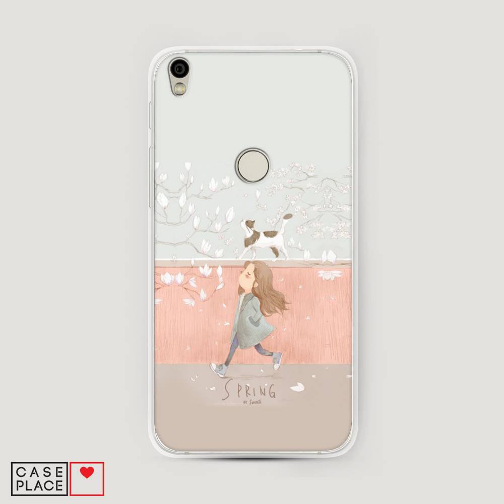 

Чехол Awog на Alcatel Shine Lite / Алкатель Shine Lite "Девочка-весна", 170350-7