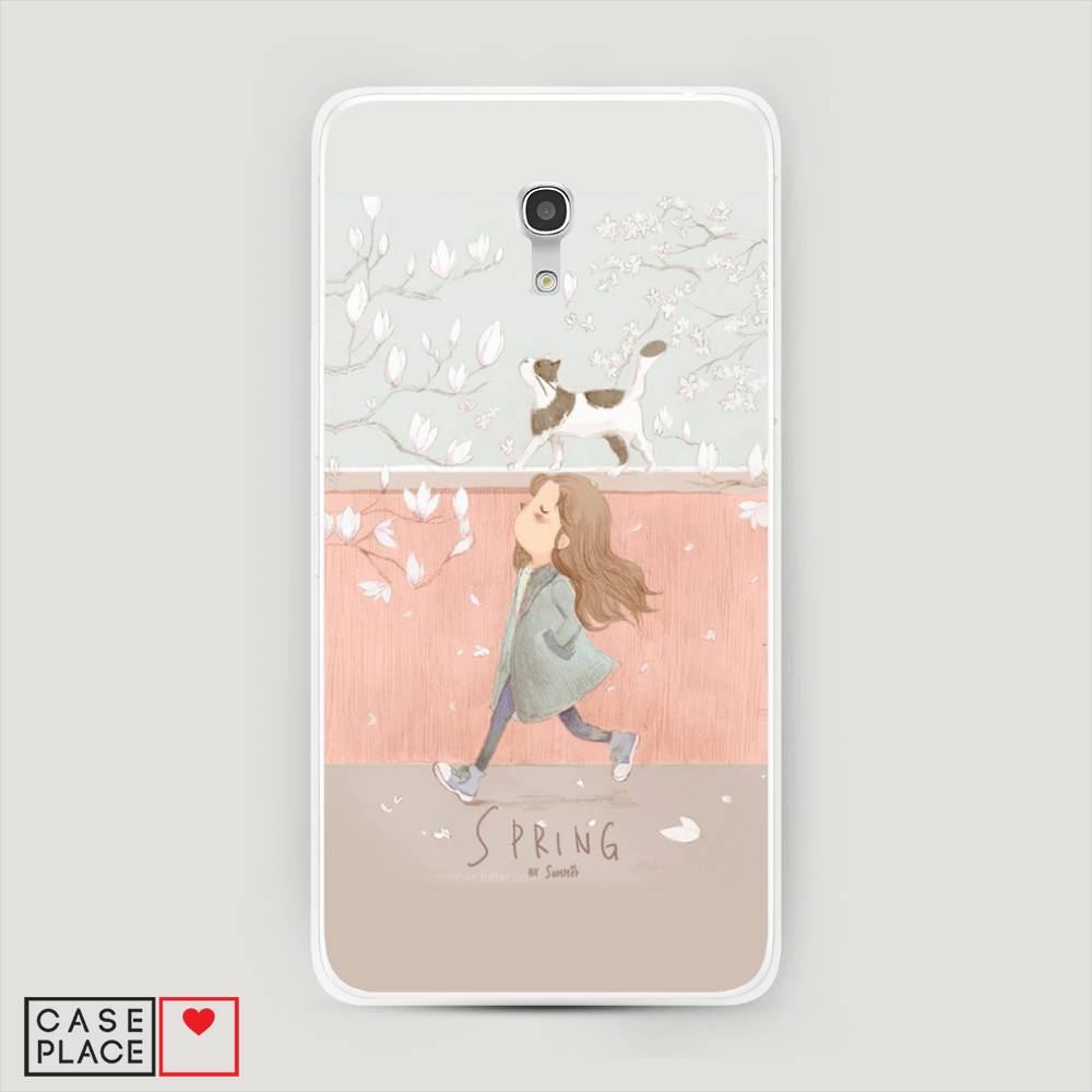 

Чехол Awog на Alcatel Pixi 4 (5) 5045D / Алкатель Pixi 4 (5) 5045D "Девочка-весна", 170250-7