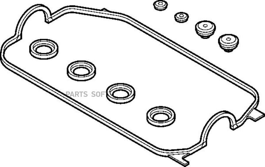 

744.140_прокладка клапанной крышки honda civic 1.3-1.6 16v sohc 80>