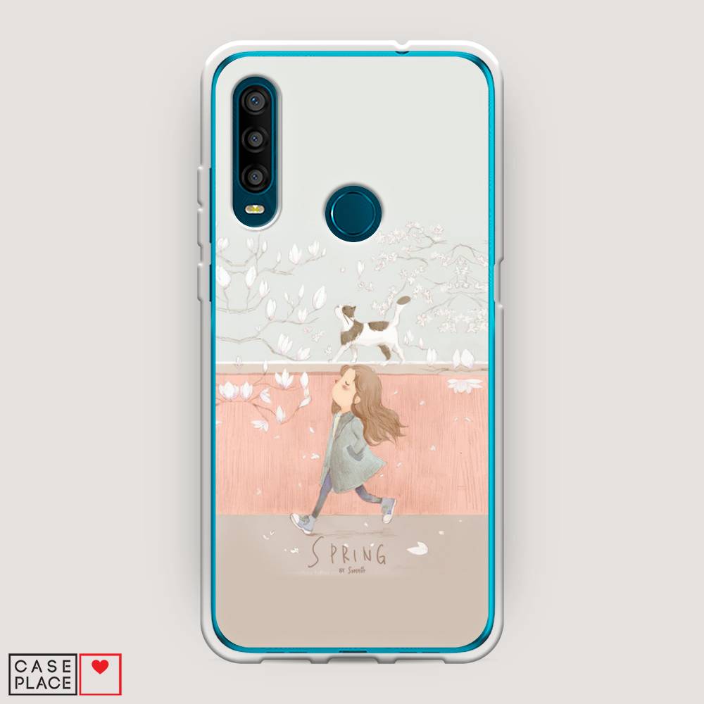 

Чехол Awog на Alcatel 1SE (2020) / Алкатель 1SE (2020) "Девочка-весна", 171250-7