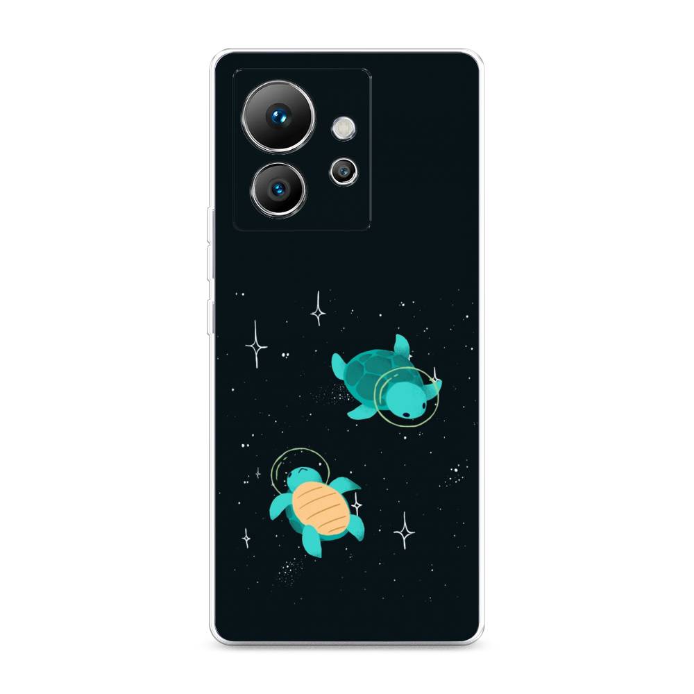 

Чехол Awog на Infinix Zero Ultra 5G "Черепашки космонавты", Черный;синий, 3102850-4