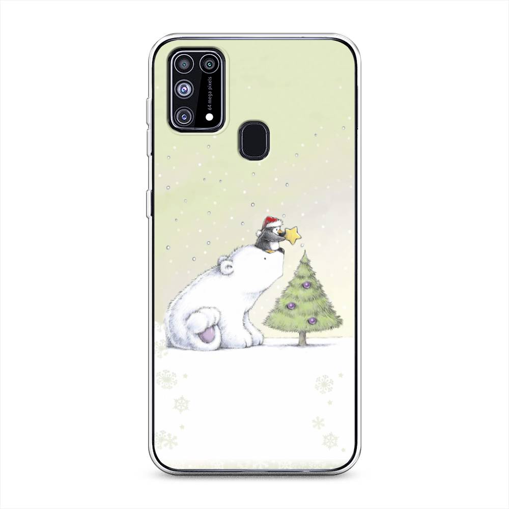 

Чехол на Samsung Galaxy M31 "Украшение елки", Белый;бежевый, 2100750-5
